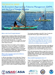 Technical Brief: An Ecosystem Approach to Fisheries Management (EAFM) and the Coral Triangle Initiative, September 2011 Technical Brief: An Ecosystem Approach to Fisheries Management (EAFM) and the Coral Triangle Initiative, September 2011