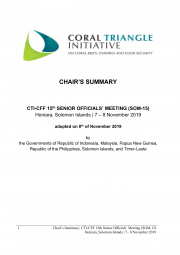 SOM-15 Chair's Summary SOM-15 Chair's Summary