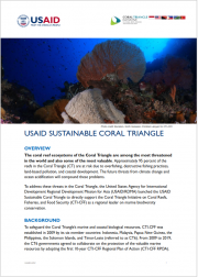 USAID SUSTAINABLE CORAL TRIANGLE USAID SUSTAINABLE CORAL TRIANGLE